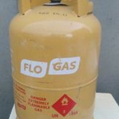 Empty 14,7 kg Butane gas bottle