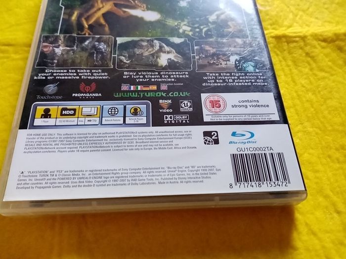 Turok PlayStation 3 ps3 games Original