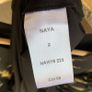 NAYA Layered Overlay Dress Black & Gold Metallic Marble Print Image 7