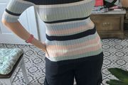 Stripy casual jumper