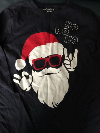Christmas top t shirt long sleeve 8-10 y jumper alternative