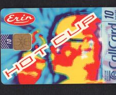 1997 Ireland 10 unit Erin Hot Cup soups (ODS2) Call Card Used. Telecom Eireann card number 1157.