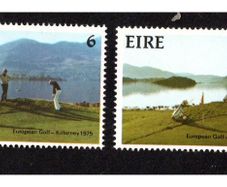 1975 Ireland European Amateur Golf Team Championship Commemorative Stamps Mint Never Hinged (MNH)