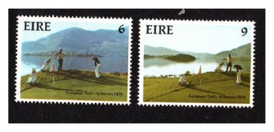 1975 Ireland European Amateur Golf Team Championship Commemorative Stamps Mint Never Hinged (MNH)