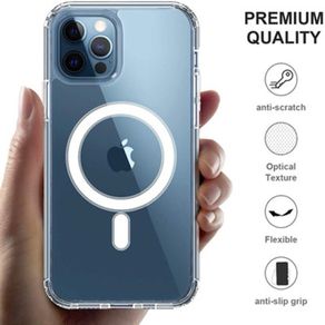 Magnetic Clear Phone Case Shockproof Slim Cover for iPhone17 16 15 14 13