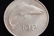 Ireland - 1969 - 10 Pence - Salmon - High Grade - KM.23 - [2202]