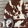 Cow print mules Pull and Bear Image 2