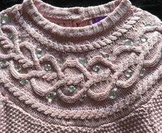 Girls Knitted Dress BNWT Age 3-4 with fab gem details