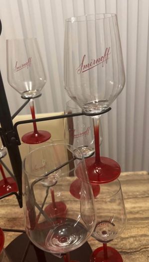 New Smirnoff tree and 12 new glasses
