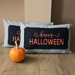 Two Halloween cushion covers - Happy Halloween