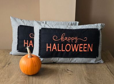 Two Halloween cushion covers - Happy Halloween