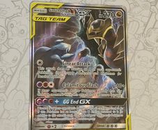 Garchomp & Giratina GX SM193 SM Black Star Promo TAG TEAM Pokemon Card