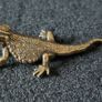 3 brass lizards. Image 7