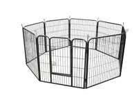 main image for ad XL Heavy Duty 8 Panel Pet Dog Play Pen Run Enclosure