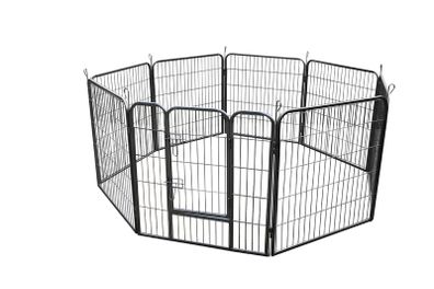 XL Heavy Duty 8 Panel Pet Dog Play Pen Run Enclosure
