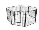 Large Heavy Duty 8 Panel Pet Dog Play Pen Run Enclosure