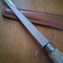 Taxidermy Deer Hoof Letter Opener and sheath Image 6