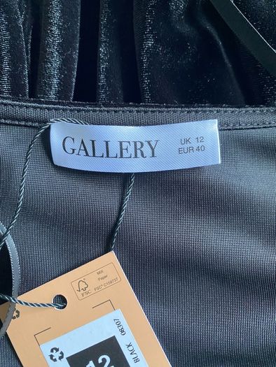 Black Velvet Dress size 12-14