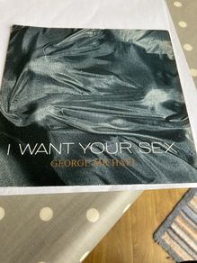 George Michael vinyl single - I want your S x