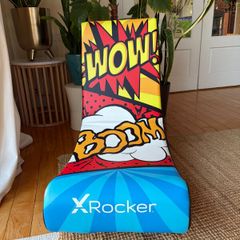 X Rocker Comic Video Rocker gaming chair, foldable