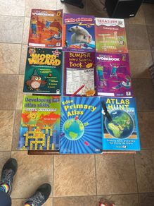 Brand New Books for Revision/ Help in  English / Geography 4th Class bundle