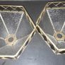 Pair of Tiffany style glass lampshades Image 2