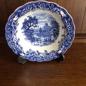 Blue and white Ridgway Bowl