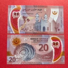Mauritania  20 Ouguiya. 2020. Pick  21a  Polymer / Plastic  ( Uncirculated )