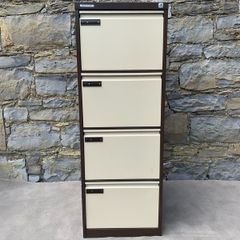 Escoline four drawer metal filing cabinet.
