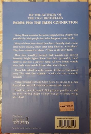 Going Home: Irish Stories From The Edge Of Death by Colm Keane