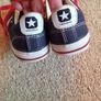 Girls Navy Converse Like New Image 3