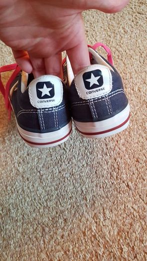Girls Navy Converse Like New