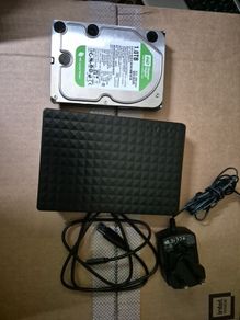 wd 1tb hdd 3.5" with external case usb
