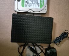 wd 1tb hdd 3.5" with external case usb