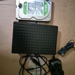 wd 1tb hdd 3.5" with external case usb