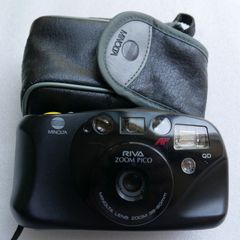 Minolta RIVA ZOOM PICO AF 35mm Film Camera with Minolta 38-60mm Lens Tested