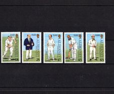 1997 Alderney Cricket Commemorative Stamps Mint Never Hinged (MNH)