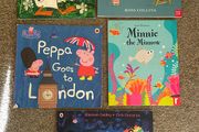5 x childrens reading  books