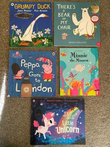 5 x childrens reading  books
