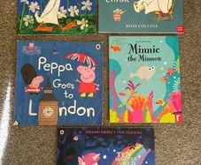 5 x childrens reading  books
