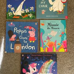 5 x childrens reading  books