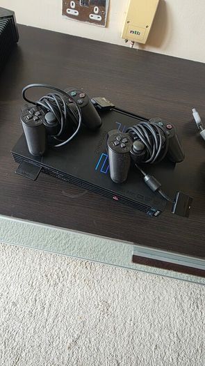 Fat PS2 2 Controllers, Memory card & Network Adapter, HDD Ready. Tested & Working