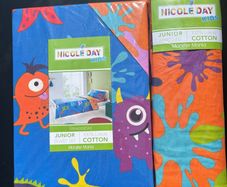 bed sheet and duvet cover - junior size