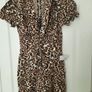 New Puff sleeve Playsuit In Leopard Print Image 4