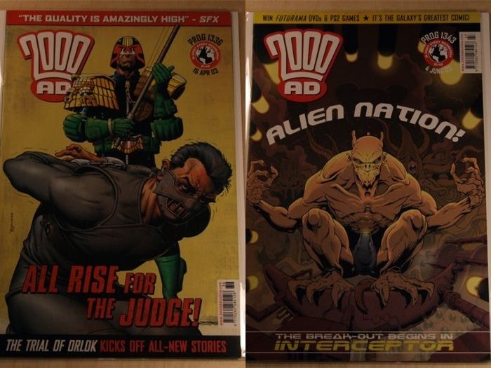 2000 AD progs 1336 to 1349