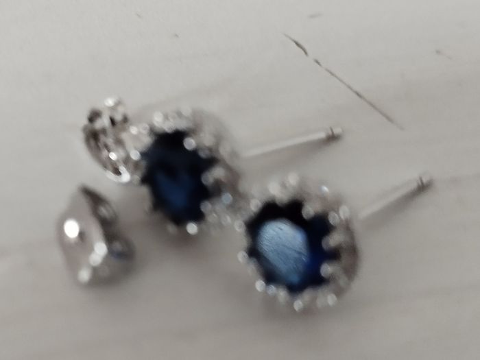 Crystal and Sterling Silver Earrings for Ladies