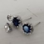 Crystal and Sterling Silver Earrings for Ladies Image 10