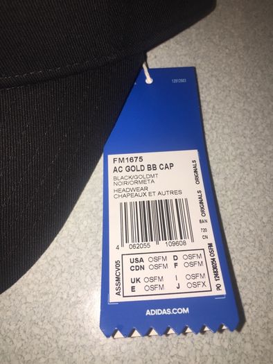 Adidas originals Black Cap Gold Logo