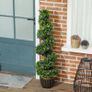 Set of Two 115cm Artificial Lavender Trees Image 6