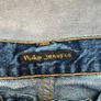 Nudie Jeans Steady Eddie Mens Jeans W31 L32 Blue Slate Denim Straight Image 3